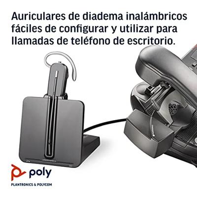 Plantronics B2B Poly DECT headset CS540 + handtelefoonlifter HL-10, zwart