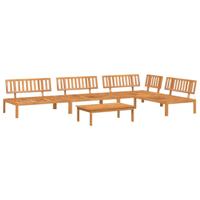 5-delige Loungeset pallet massief acaciahout - thumbnail