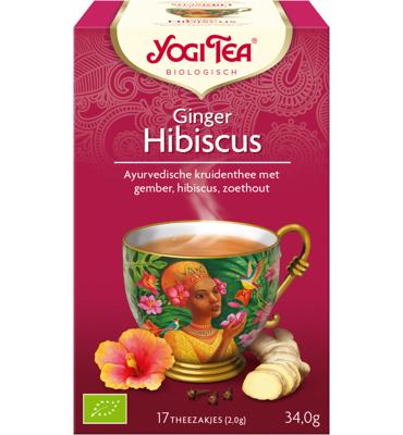 Yogi Tea Yogi Tea Ginger Hibiscus Bio (17st)
