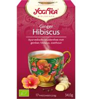 Yogi Tea Yogi Tea Ginger Hibiscus Bio (17st) - thumbnail