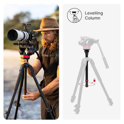 Manfrotto 502 Head Arca Swiss & 055 Aluminium 3 Sec Video