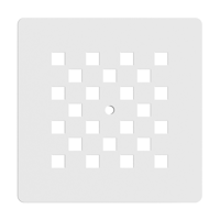 Afvoerrooster Mat Wit t.b.v. Douchebak Relievo Crag Topa - thumbnail