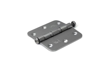Dulimex Kogellagerscharnier ronde hoeken 76x76 mm RVS geborsteld