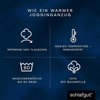 Schlafgut Schlafgut Soft Contact Jersey Flanel Hoeslaken L - 140x200 - 160x200 570 Blue Deep - thumbnail