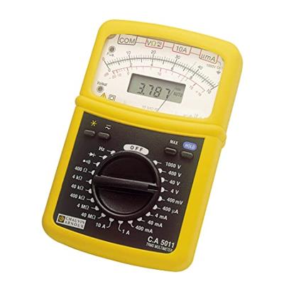 Chauvin Arnoux C.A 5011 Multimeter Analoog, Digitaal CAT IV 600 V, CAT III 1000 V Weergave (counts): 4000