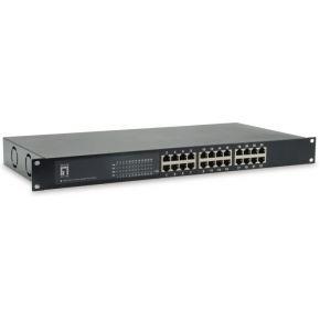 LevelOne GEP-2421 Unmanaged Gigabit Ethernet (10/100/1000) Power over Ethernet (PoE) Zwart - [GEP-24 LevelOne GEP-2421 Unmanaged Gigabit Ethernet (10/100/1000) Power over Ethernet (PoE) Zwart - [GEP-24