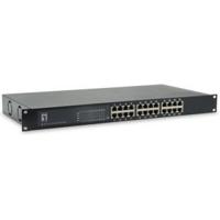 LevelOne GEP-2421 Unmanaged Gigabit Ethernet (10/100/1000) Power over Ethernet (PoE) Zwart - [GEP-24 - thumbnail