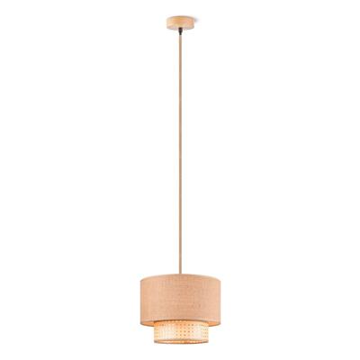 Home sweet home cane weave lampenkap linnen naturel