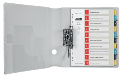 Leitz 12470000 indextab Numerieke tabbladindex Polypropyleen (PP)