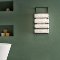 Sealskin Handdoekrek Carré 24x48x12 cm Mat Zwart - thumbnail