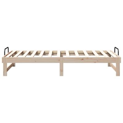 Bedframe Bruin 90 x 200 cm Massief grenenhout