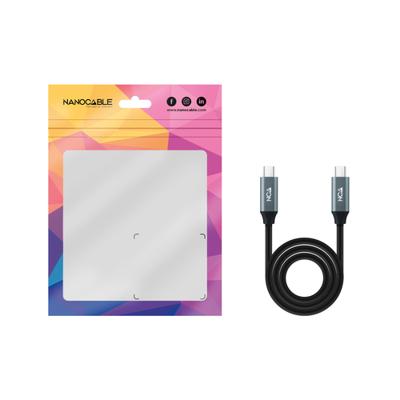 Nanocable 10.01.4302 USB 3.2 Gen2x2 kabel 20 Gbit/s 5A/100W 4K/60Hz USB-C/M-USB-C/M, 2m