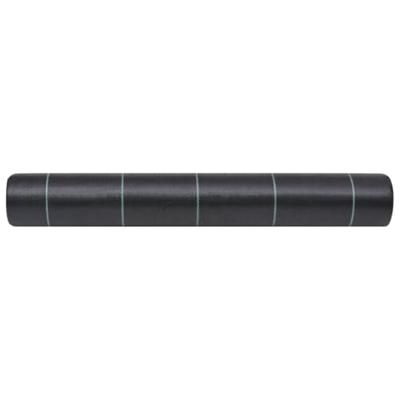 Worteldoek 1x25 m PP zwart