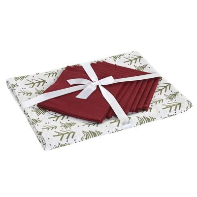 Vlekbestendig tafelkleed van hars Home ESPRIT Wit Groen Beige (9 Onderdelen) Vlekbestendig tafelkleed van hars Home ESPRIT Wit Groen Beige (9 Onderdelen)