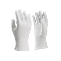 Handschoen IG66-10 katoen gebleekt z.manchet wit mt 10 (XL) - thumbnail
