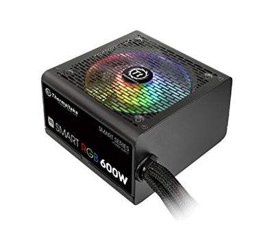 Smart RGB 600 W - Voeding - 600W - 120mm - 80 Plus - ATX 2.4 - zwart Smart RGB 600 W - Voeding - 600W - 120mm - 80 Plus - ATX 2.4 - zwart