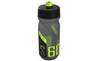 Polisport Bidon met schroefdop s600 - 600 ml - transparant zwart / zwart / lime groen - thumbnail