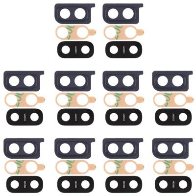 10 STKS camera lens cover voor de Galaxy A20 (zwart)