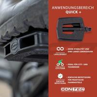 CONTEC pedaal "quick +" ct pedals quick plus city/tour black - thumbnail