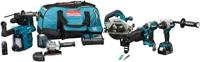 Makita dlx7031tx1 combiset - ddf492 + dtd153 + dhr243 + dga504 + dhs660 + djr187 + dtm52 | incl. 2x 5.0 ah accu en lader - dlx7031tx1 - thumbnail