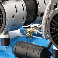 Airpress LMO 50-270 | Stille Olievrije Compressor | 8 bar 2 pk/1.5 kW | 185 l/min | 50 l - 36504 - thumbnail