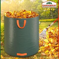Opvouwbare tuinzak - tuintas XXL van robuust PP , 500 liter per zak , set van 2 stuks - thumbnail