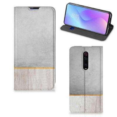 Xiaomi Redmi K20 Pro Book | Wallet Case | Wood Concrete