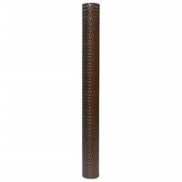 VidaXL Balkonscherm 500x80 cm poly rattan bruin en zwart - thumbnail