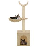 VidaXL Kattenkrabpaal met sisal krabpalen 105 cm beige - thumbnail