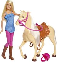 BARBIE Speelset pop en paard - thumbnail