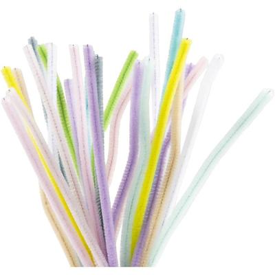 Creativ Company Chenille 6mm x 30cm pastelkleuren - 25st.