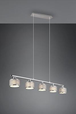Trio 5-lichts hanglampKaprun recht 92cm - 311600506