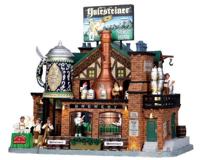 Lemax yulesteiner brewery bewegend kersthuisje Caddington Village 2010 - thumbnail