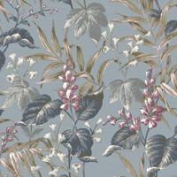Cristiana Masi Thema Behang met bladeren en bloemen - 28856 - thumbnail