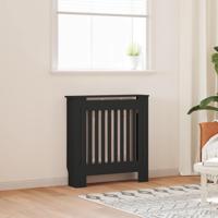 VidaXL Radiatorombouw 78 cm mdf zwart - thumbnail