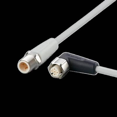 ifm Electronic EVF053 Verbindingskabel Aantal polen (sensoren): 4, 5 Stekker, recht, Bus, haaks 0.6 m 1 stuk(s)