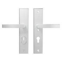 AXA Veiligheidsbeslag Edge Plus kruk Blok PC72 anti-kerntrek aluminium naturel - thumbnail