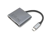 Equip 133484 usb-c 4 in 1 dual hdmi adapter - thumbnail