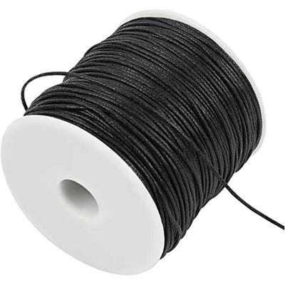 Creativ Company Katoenkoord, dikte 1 mm, zwart, 100 m/ 1 doos