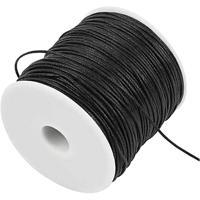 Creativ Company Katoenkoord, dikte 1 mm, zwart, 100 m/ 1 doos - thumbnail