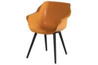 Sophie Studio dining armstoel Zwart Orange India - thumbnail