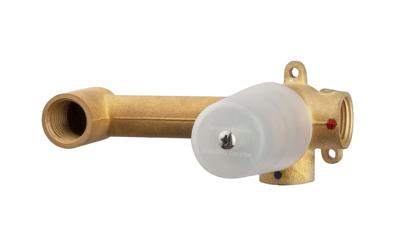 Wiesbaden Inbouwdeel Eenhendel Slim Wastafelkraan Met Coldstart