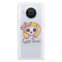 Silicone Back Case Nokia X10 | X20 Boho Skull - thumbnail
