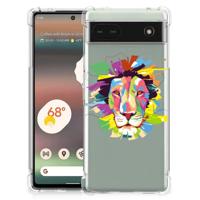 Google Pixel 6A Stevig | Bumper Hoesje | Lion Color - thumbnail