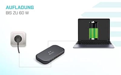 i-tec Thunderbolt 3/USB-C Dual 4K Dock PD 60W + Thunderbolt 3 Kabel+AC-Adapter Thunderbolt 3 dockingstation - thumbnail