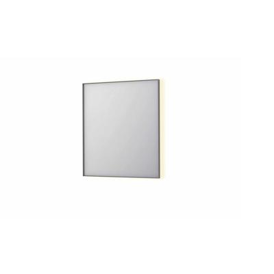 Spiegel INK SP32 70x4x80 cm Incl. Indirect LED-Verlichting Rondom en Spiegelverwarming Geborsteld RVS