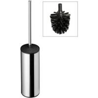 Geesa Wynk Toiletborstel met houder vrijstaand Chroom (zwarte borstelkop) 914510-02 - thumbnail