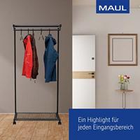 Maul Staande kapstok 9424490 MAULbolero (b x h x d) 78 x 166 x 46 cm Metaal Zwart 1 stuk(s) - thumbnail
