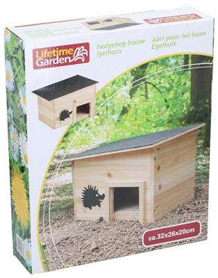 Lifetime Garden Houten Egelhuis 32x26x20 cm Lifetime Garden Houten Egelhuis 32x26x20 cm