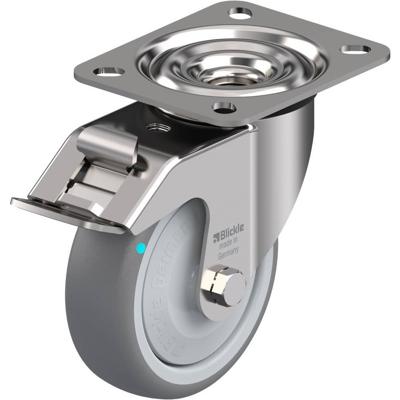 Blickle LEX-TPA 102KFD-FI Zwenkwiel met rem Wieldiameter: 100 mm Draagvermogen (max.): 110 kg 1 stuk(s)